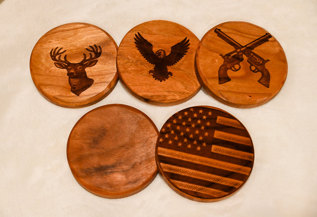 Handcrafted Cherry Wood Cocktail Smoker Kit