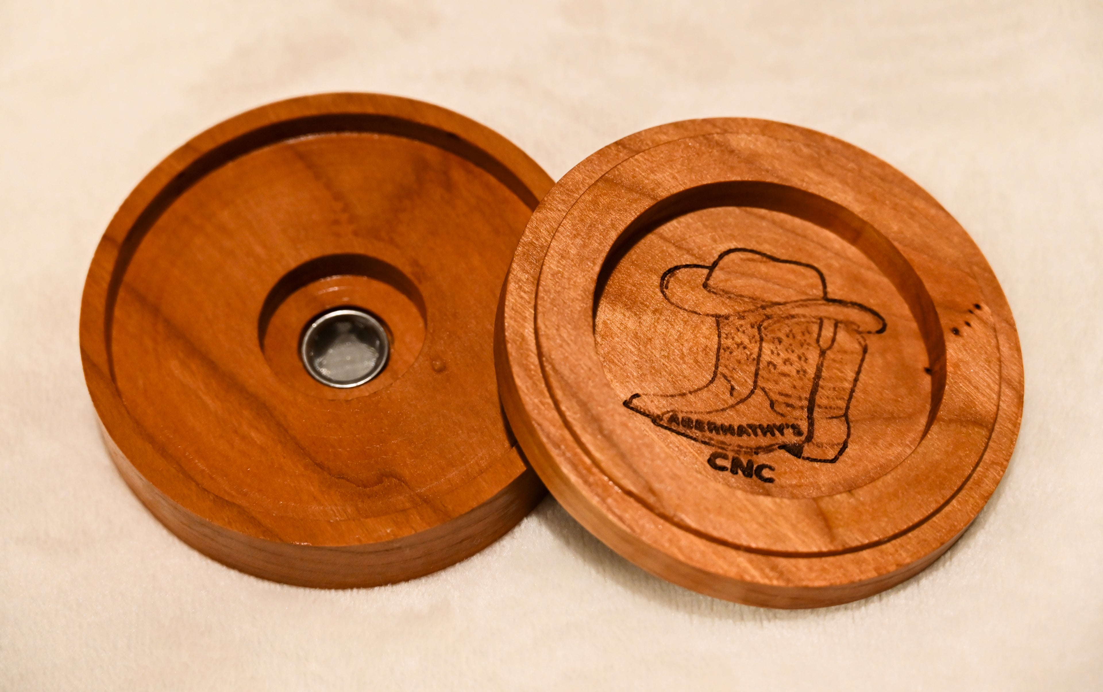 Handcrafted Cherry Wood Cocktail Smoker Kit